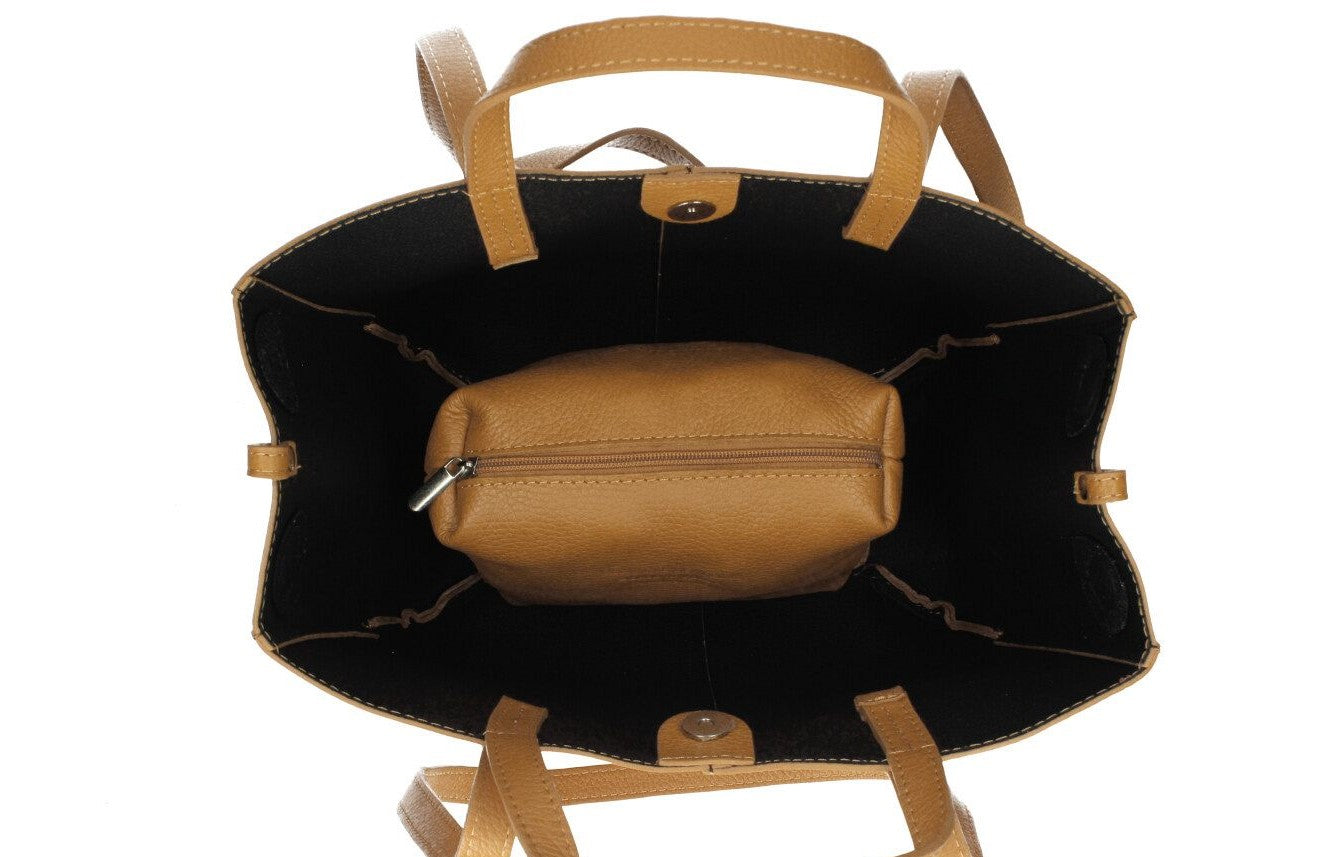 borsa a spalla in vera pelle